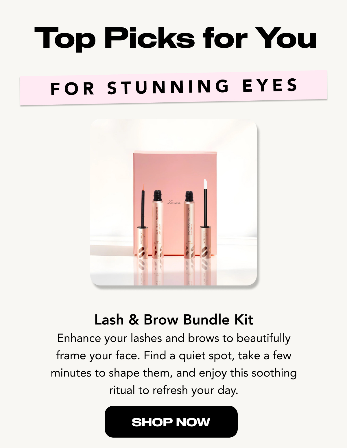 For Stunning Eyes- Lash & Brow Bundle Kit