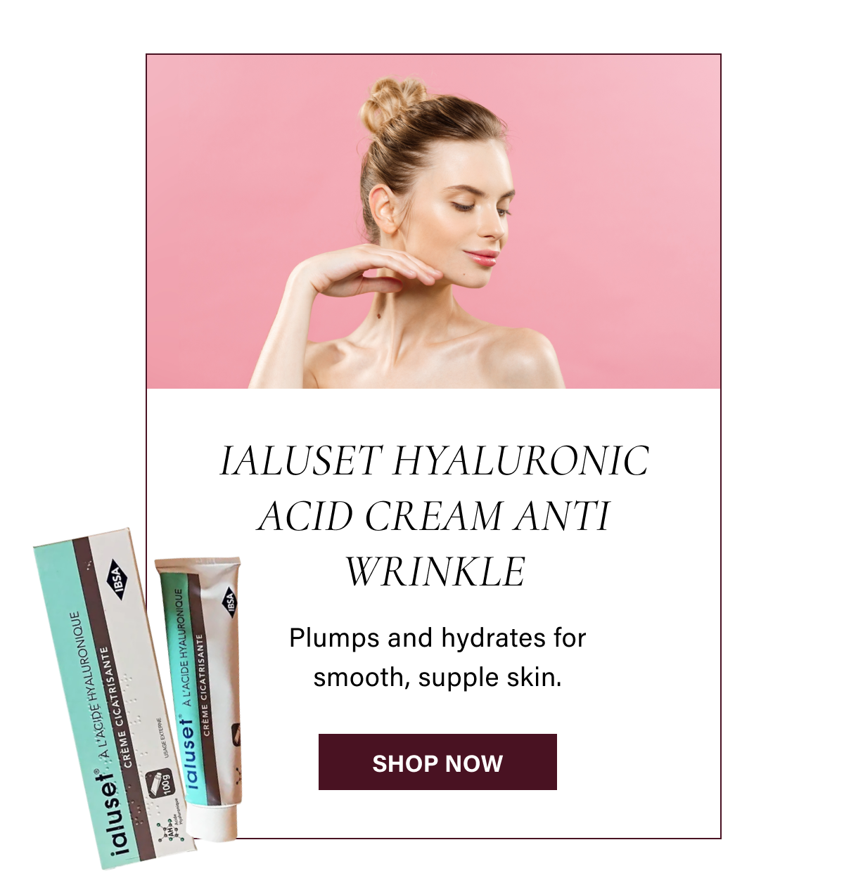 Ialuset Hyaluronic Acid Cream Anti Wrinkle 