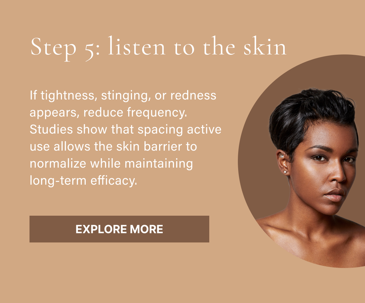 Step 5: listen to the skin