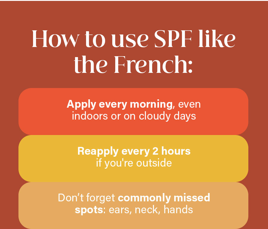 How to use SPF like the French: