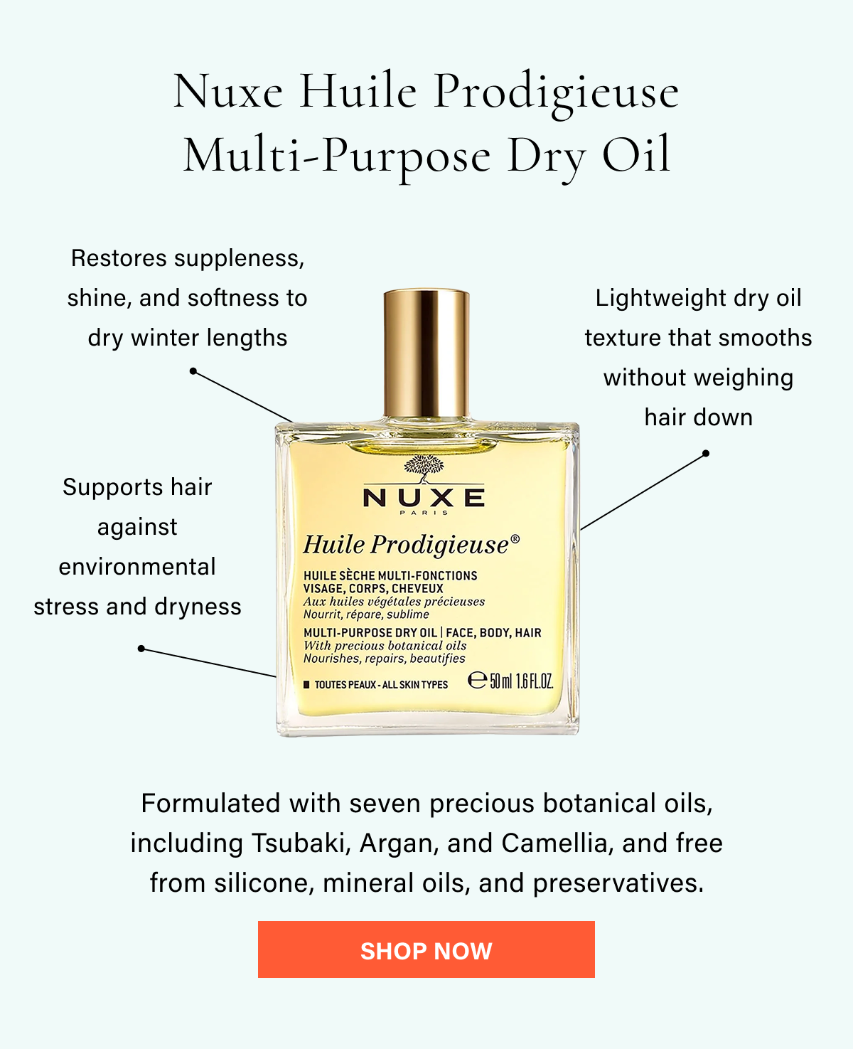 Nuxe Huile Prodigieuse Multi-Purpose Dry Oil