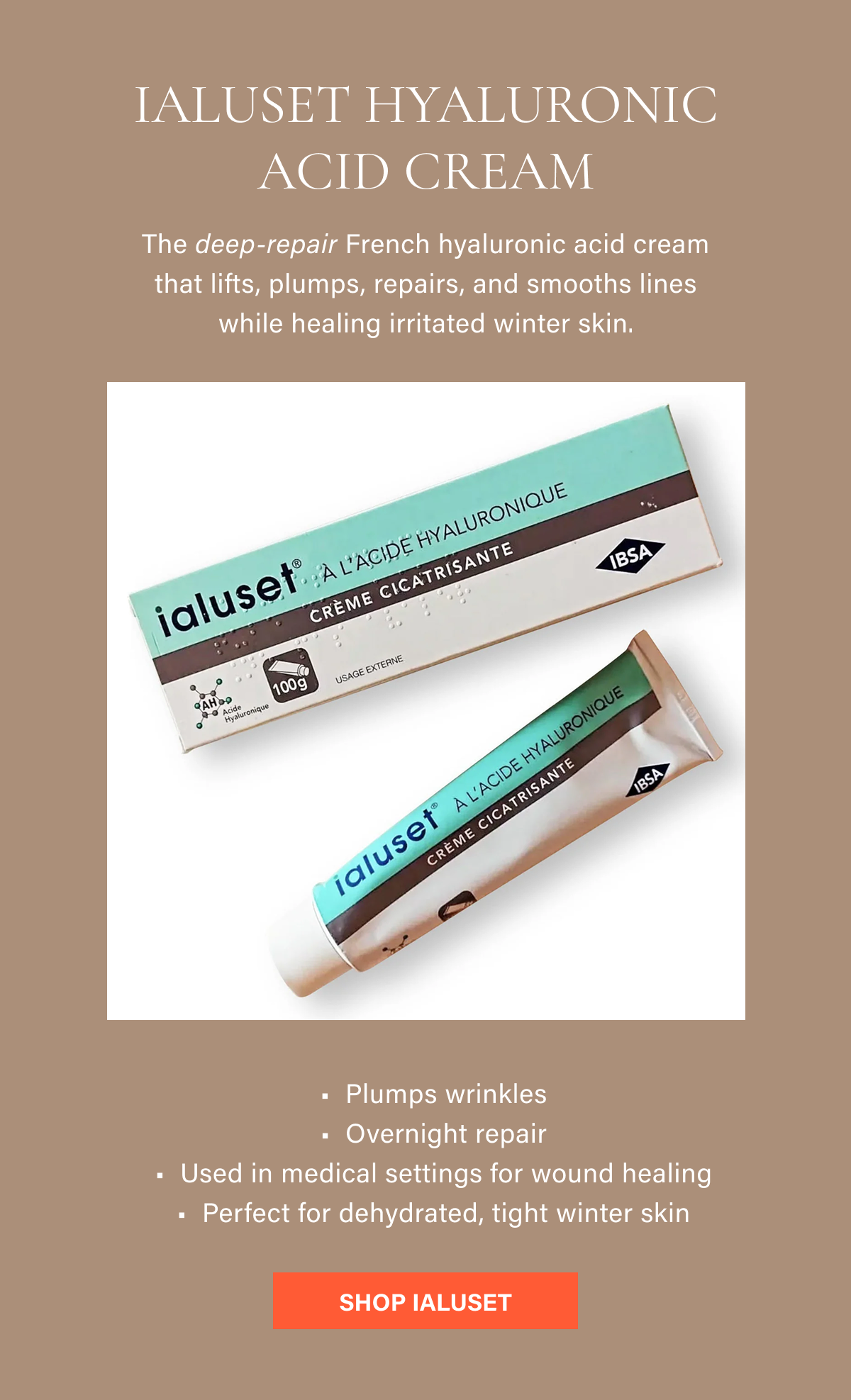 Ialuset Hyaluronic Acid Cream