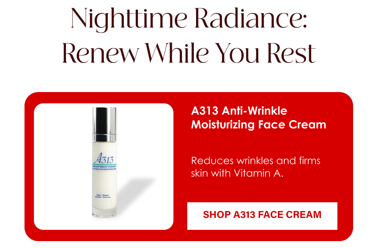 A313 Anti-Wrinkle Moisturizing Face Cream