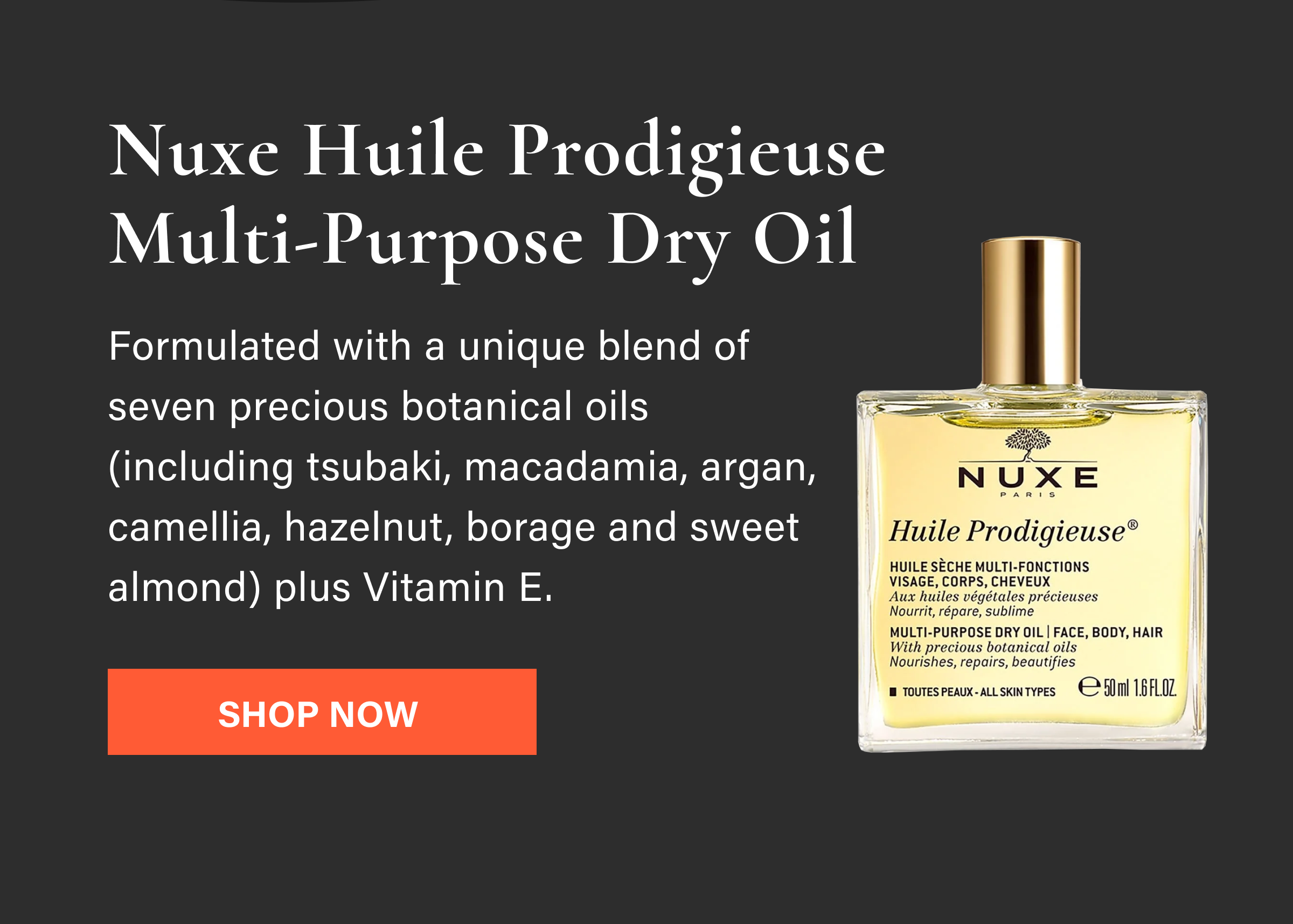 Nuxe Huile Prodigieuse Multi-Purpose Dry Oil