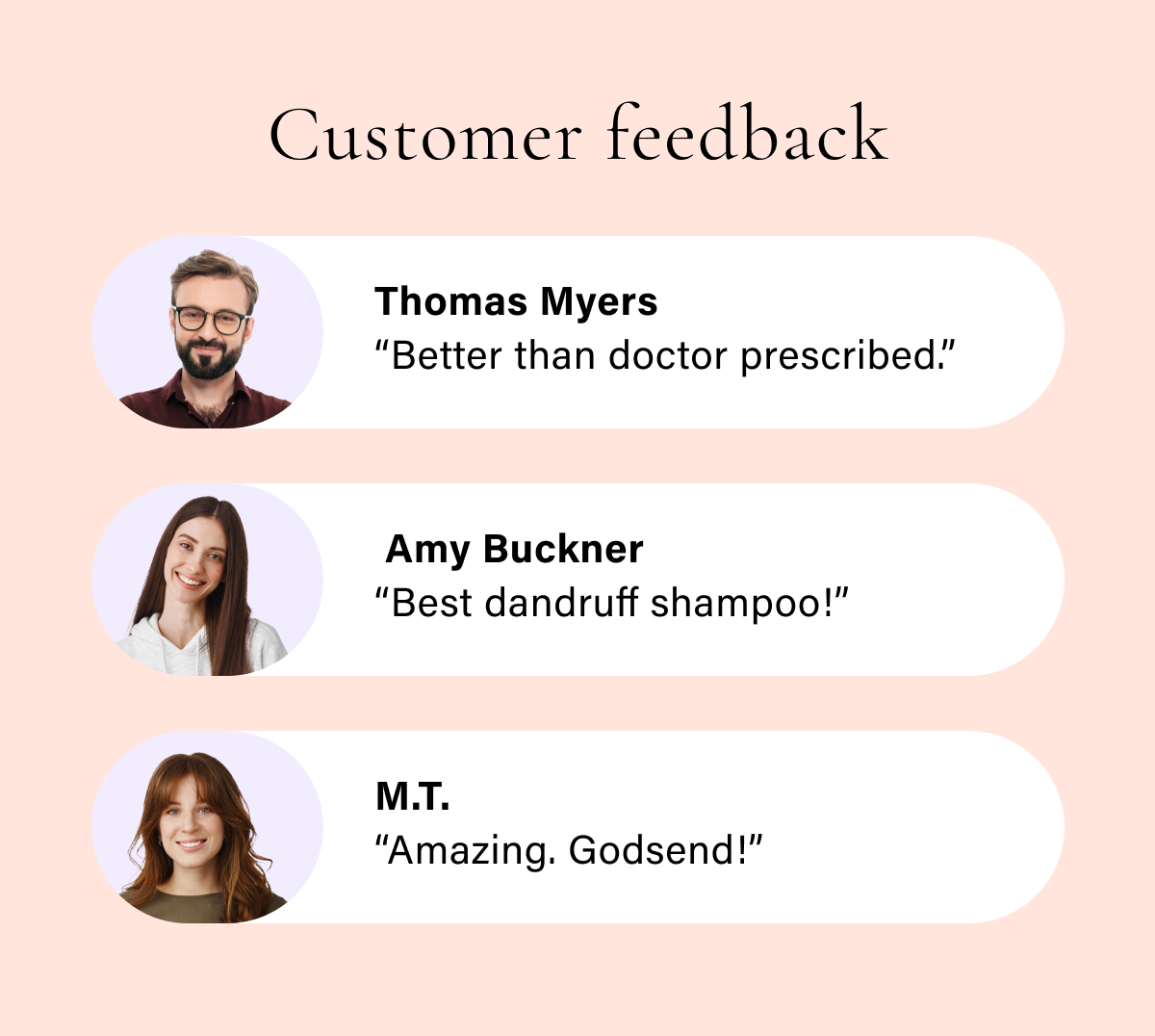 Customer feedback