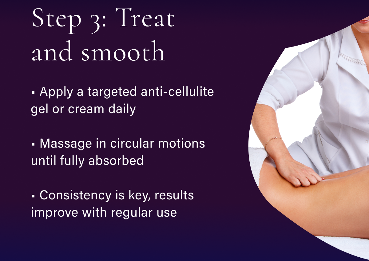 Step 3: Treat and smooth
