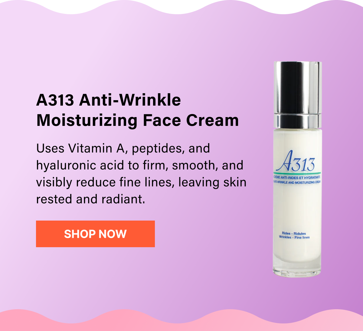 A313 Anti-Wrinkle Moisturizing Face Cream 