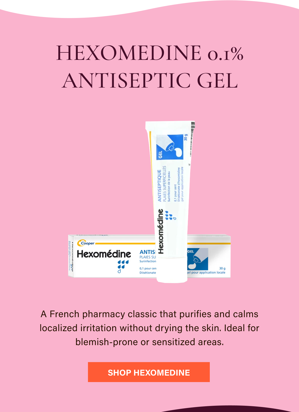 Hexomedine 0.1% Antiseptic Gel