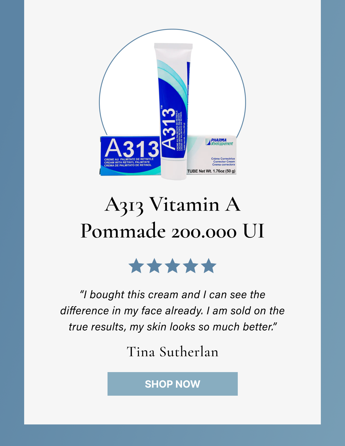 A313 Vitamin A Pommade 200.000 UI