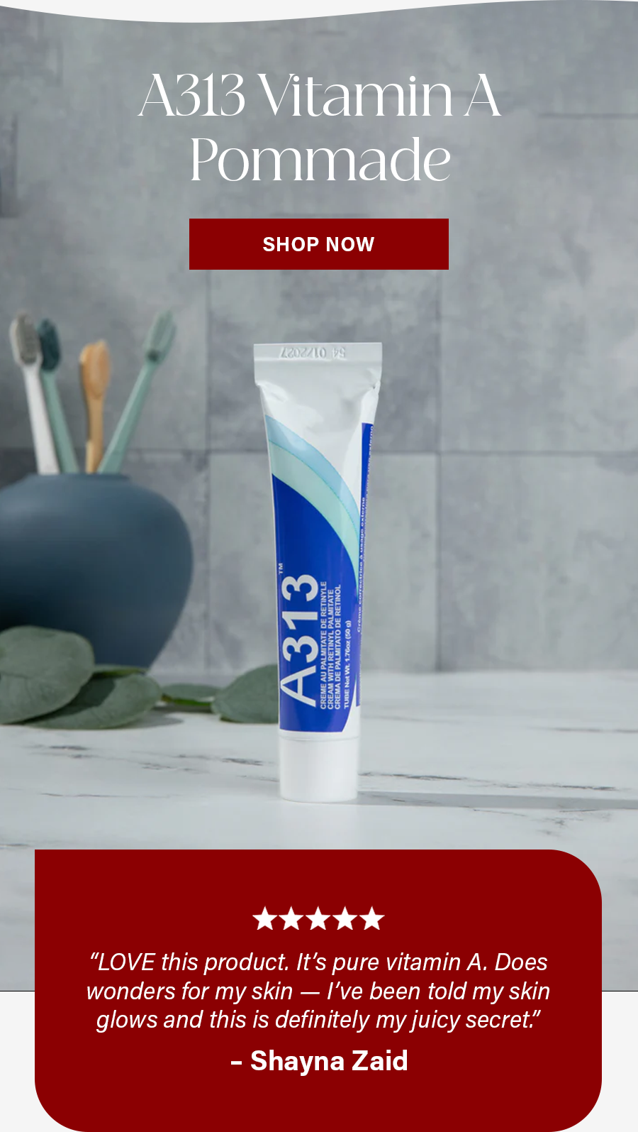 A313 Vitamin A Pommade