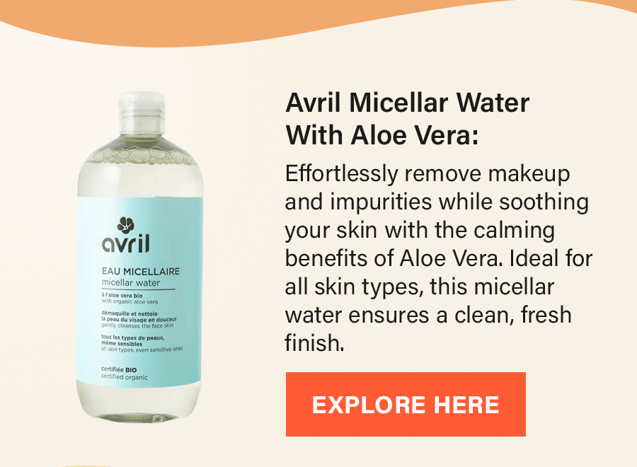 Avril Micellar Water With Aloe Vera: