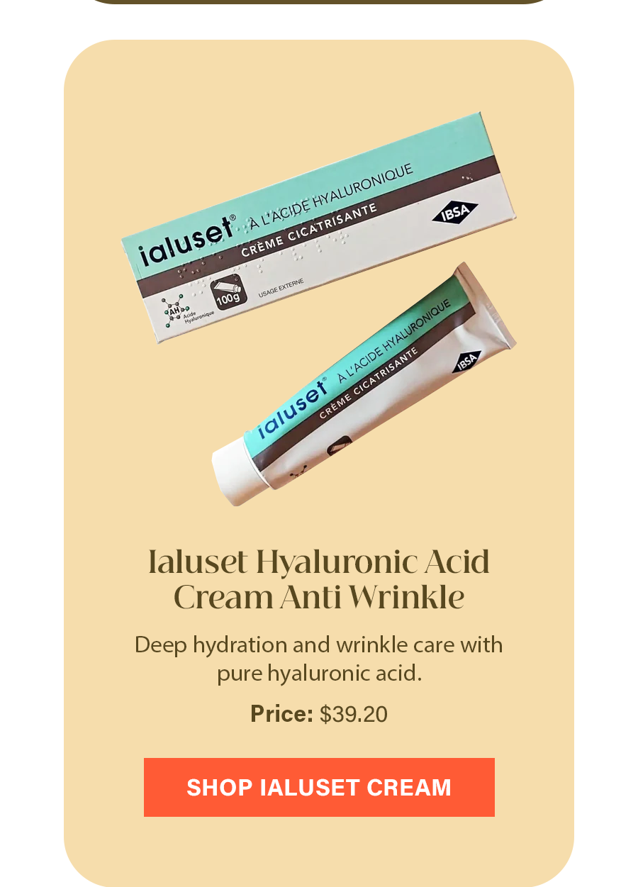 Ialuset Hyaluronic Acid Cream Anti Wrinkle