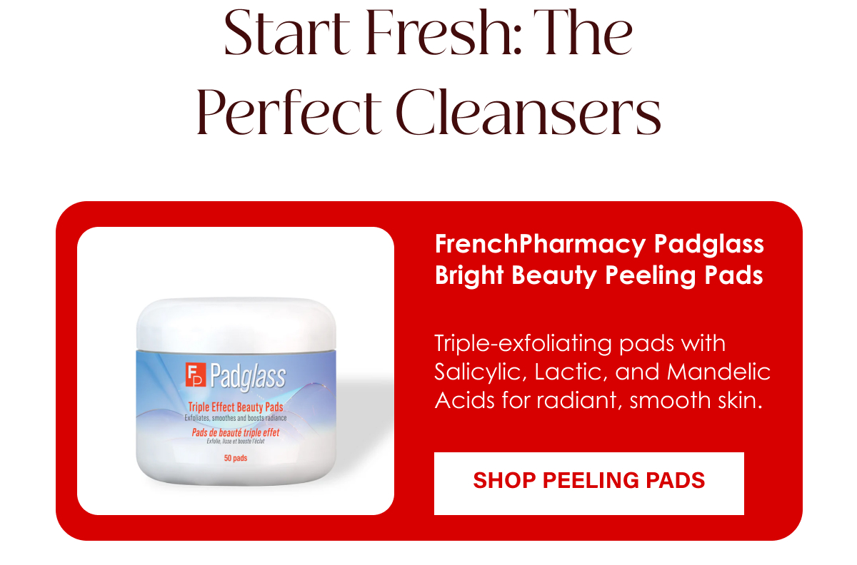 FrenchPharmacy Padglass Bright Beauty Peeling Pads