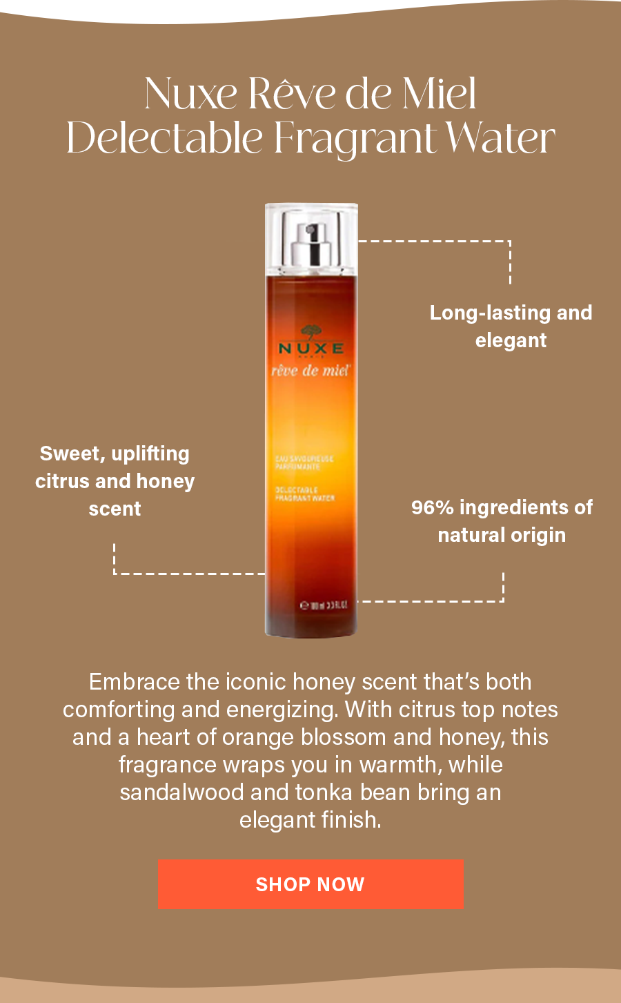 Nuxe Rêve de Miel Delectable Fragrant Water