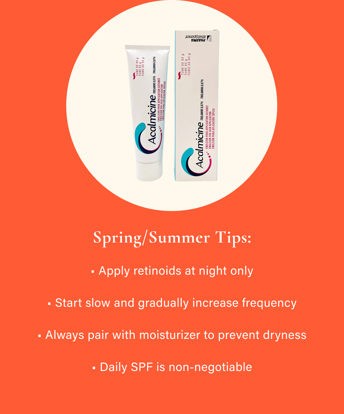 Spring/Summer Tips: