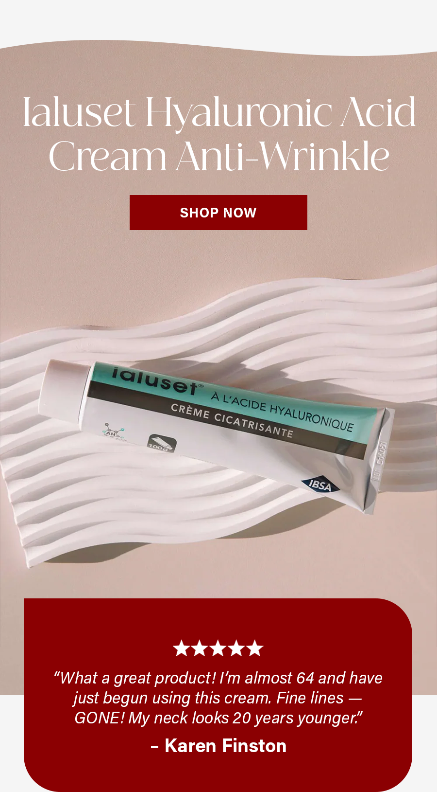 Ialuset Hyaluronic Acid Cream Anti-Wrinkle