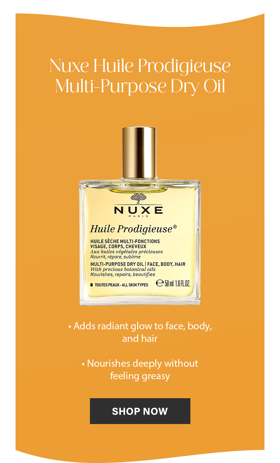 Nuxe Huile Prodigieuse Multi-Purpose Dry Oil