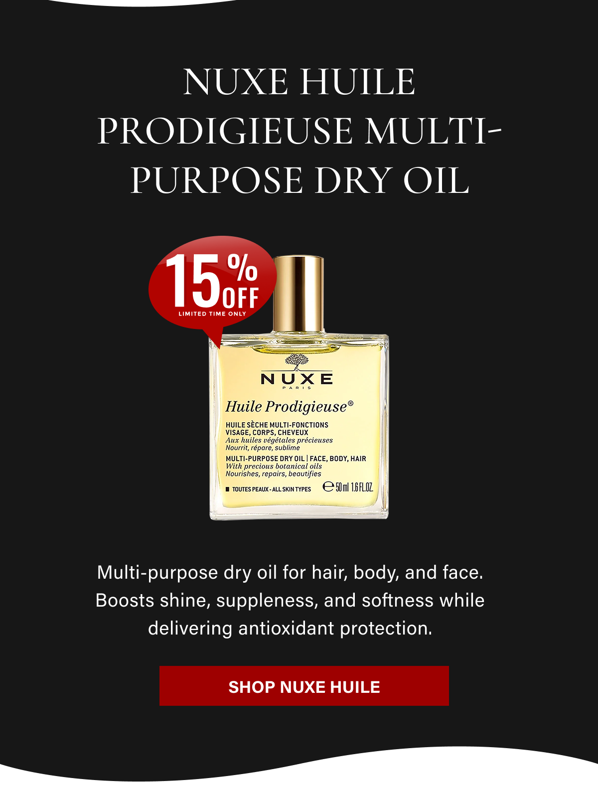 Nuxe Huile Prodigieuse Multi-Purpose Dry Oil