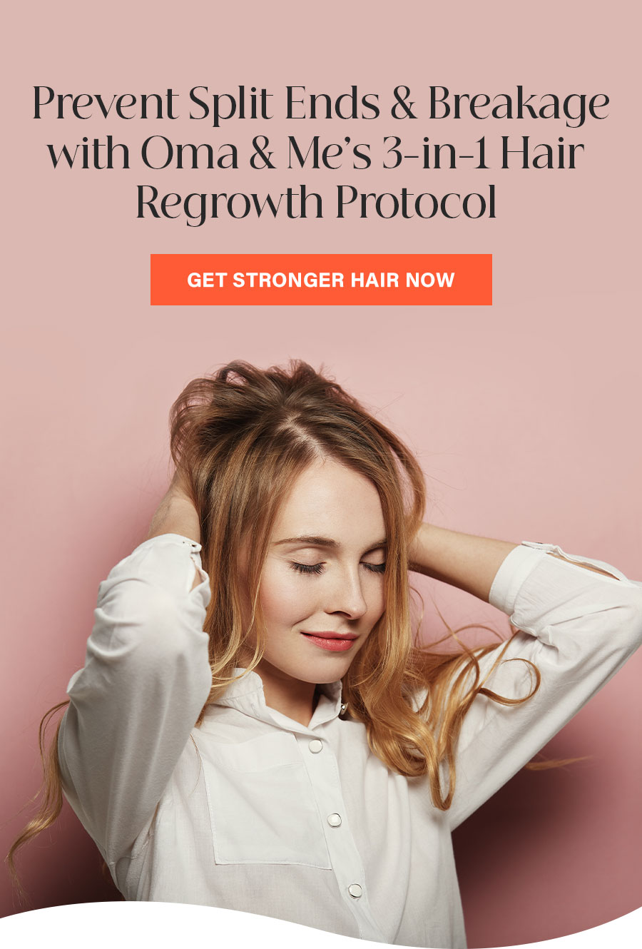 Prevent Split Ends & Breakage with Oma & Me’s 3-in-1 Hair Regrowth Protocol 