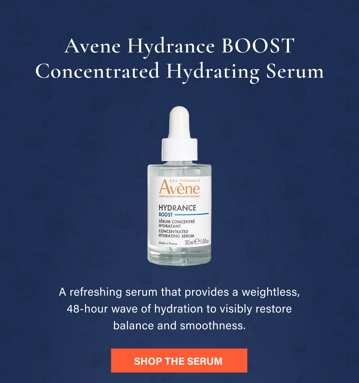 Avene Hydrance BOOST Concentrated Hydrating Serum