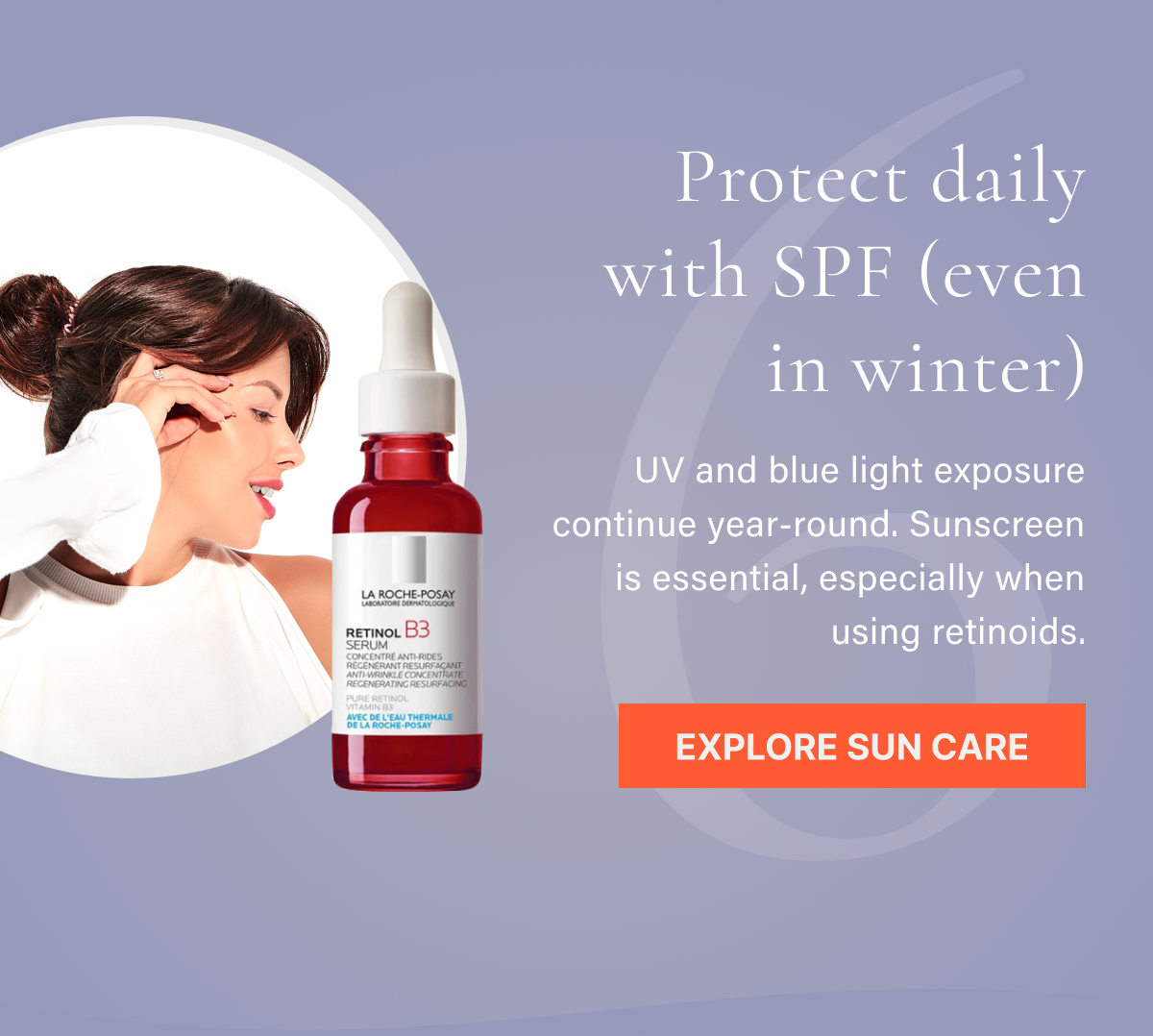 6. Protect daily with SPF (even in winter)