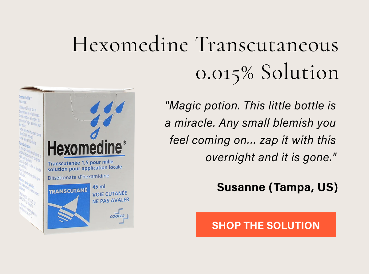 Hexomedine Transcutaneous 0.015% Solution