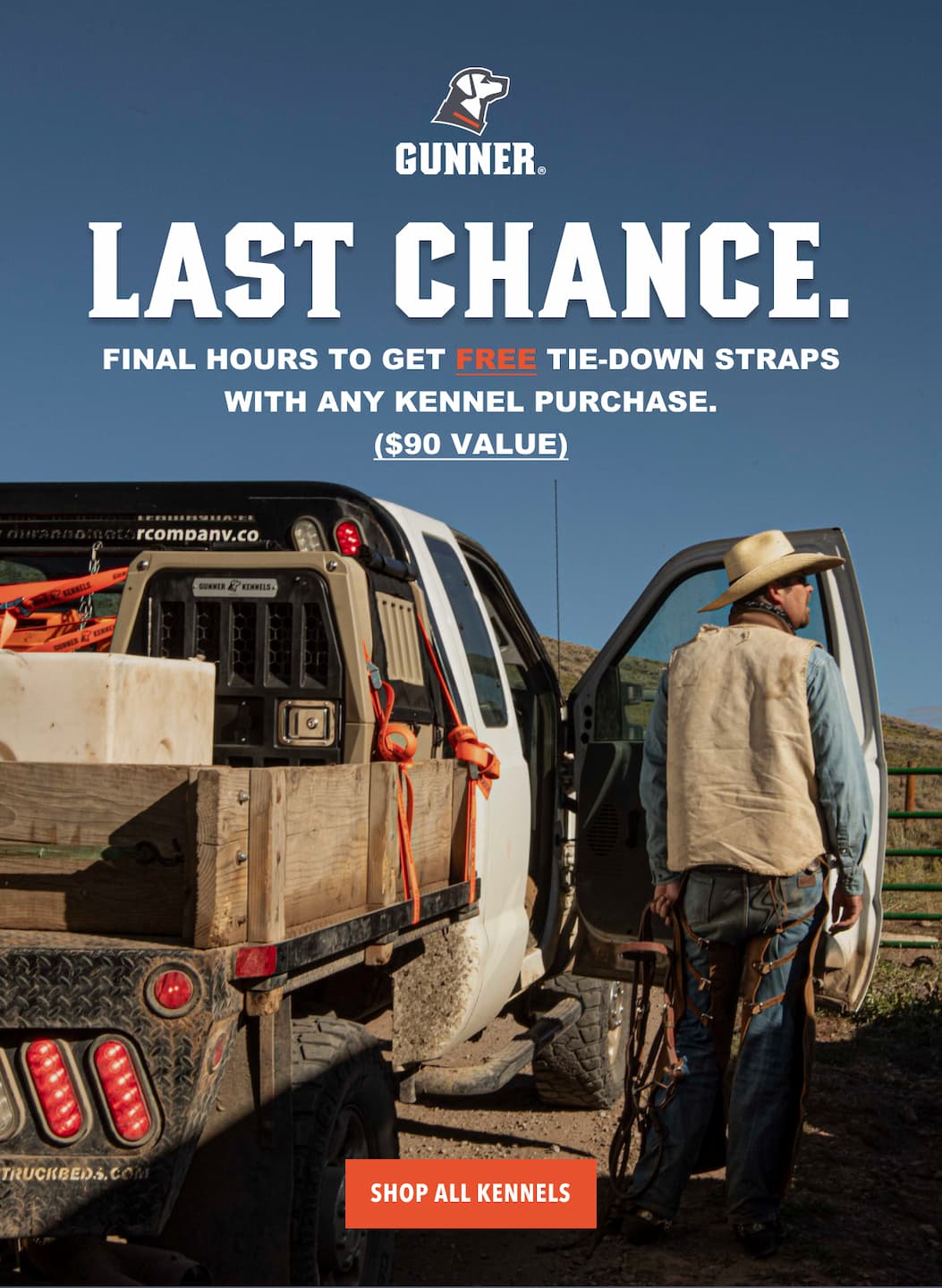Last Chance to get Free Straps with a GUNNER G1 Kennel