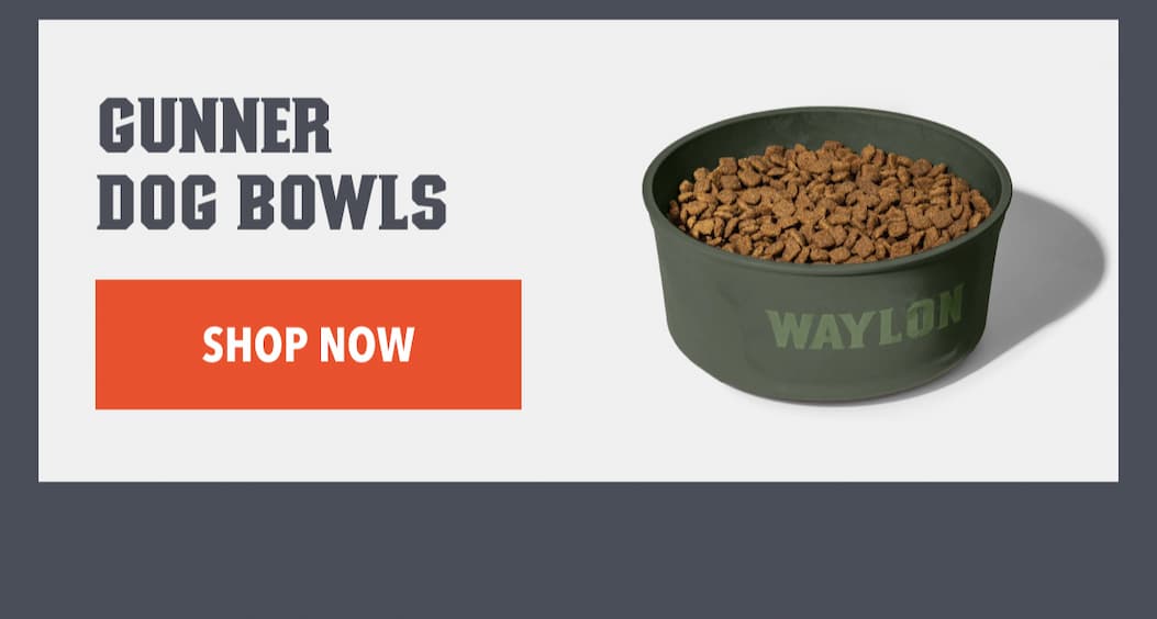 GUNNER Dog Bowls