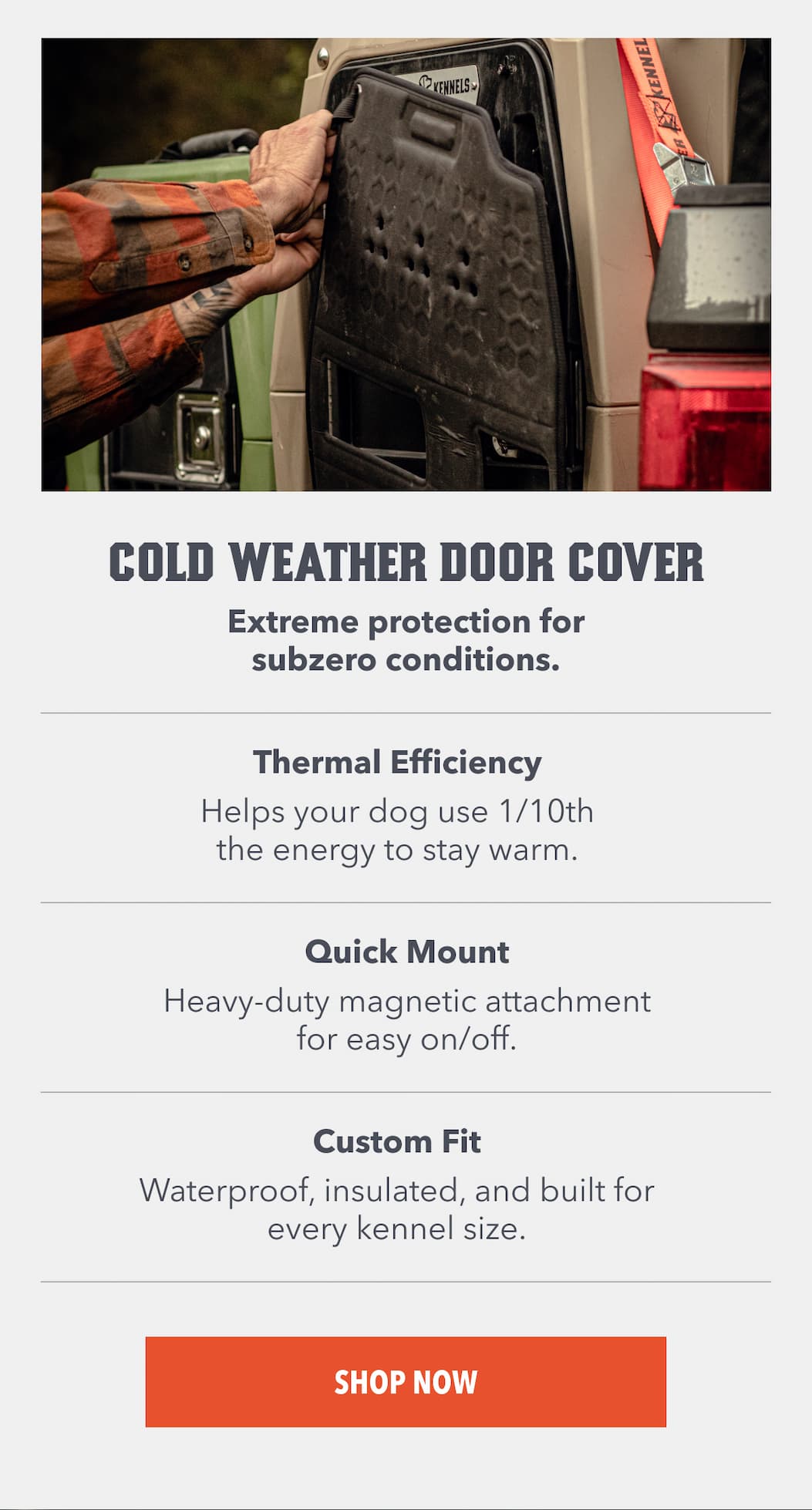 Cold Weather Door Cover