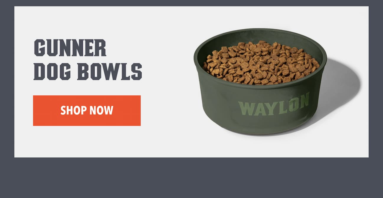 GUNNER Dog Bowls
