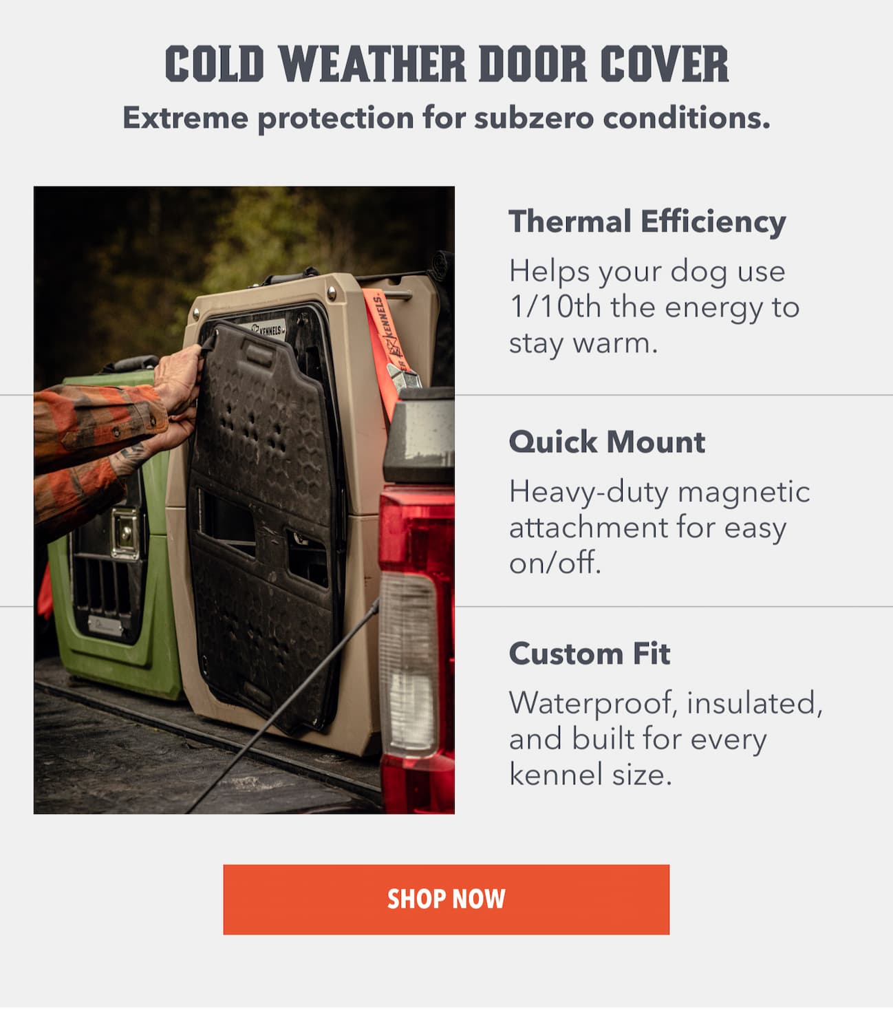 Cold Weather Door Cover