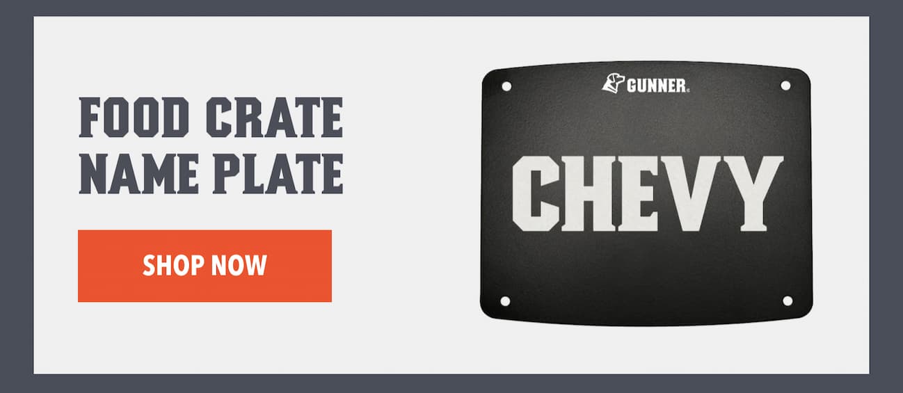 Food Crate Name Plate