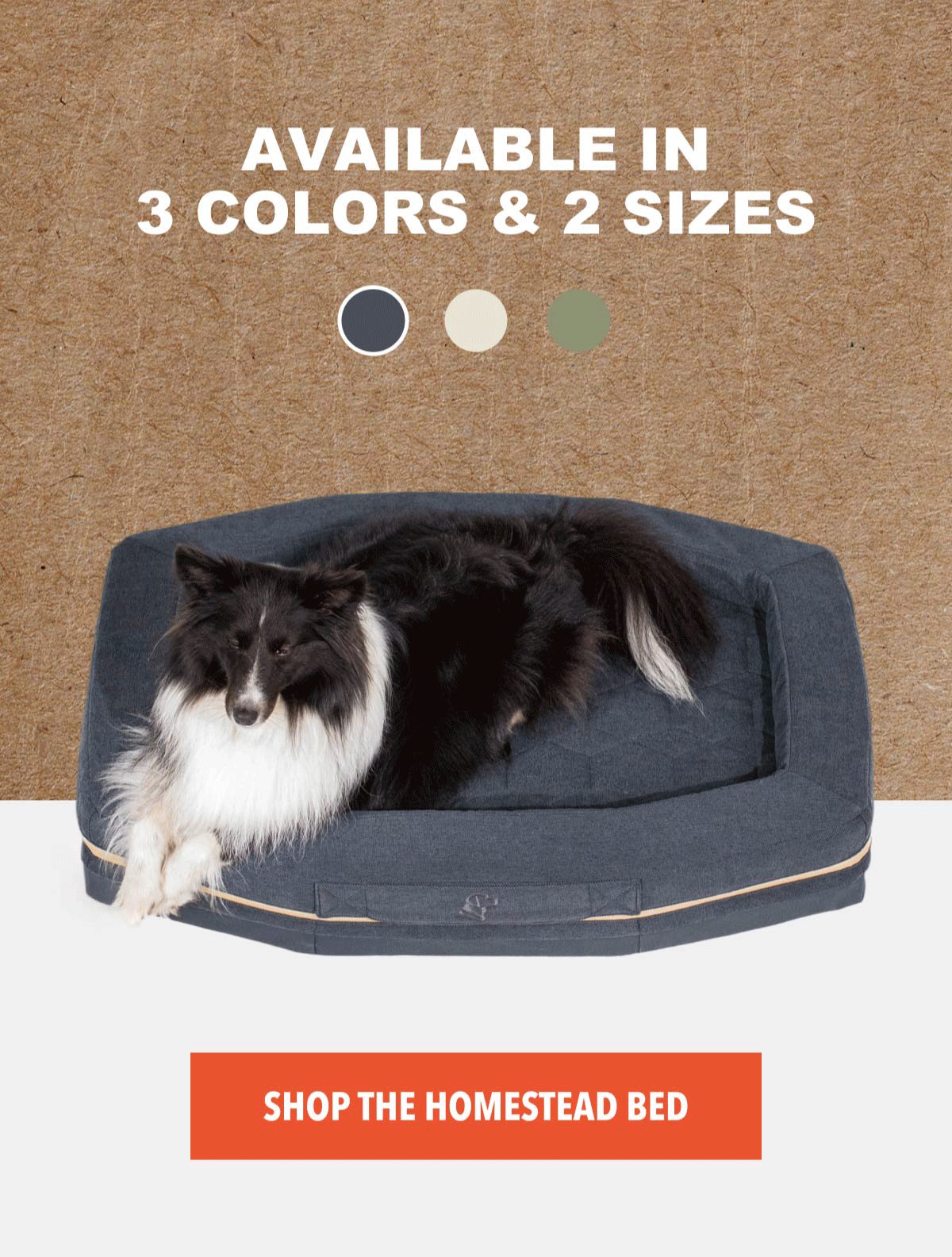 Available in 3 colors & 2 sizes