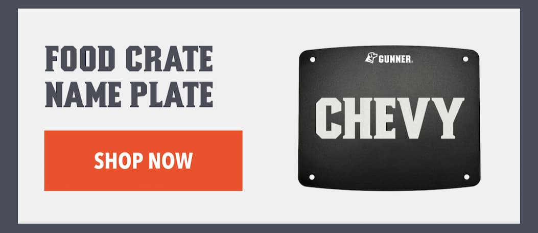 Food Crate Name Plate