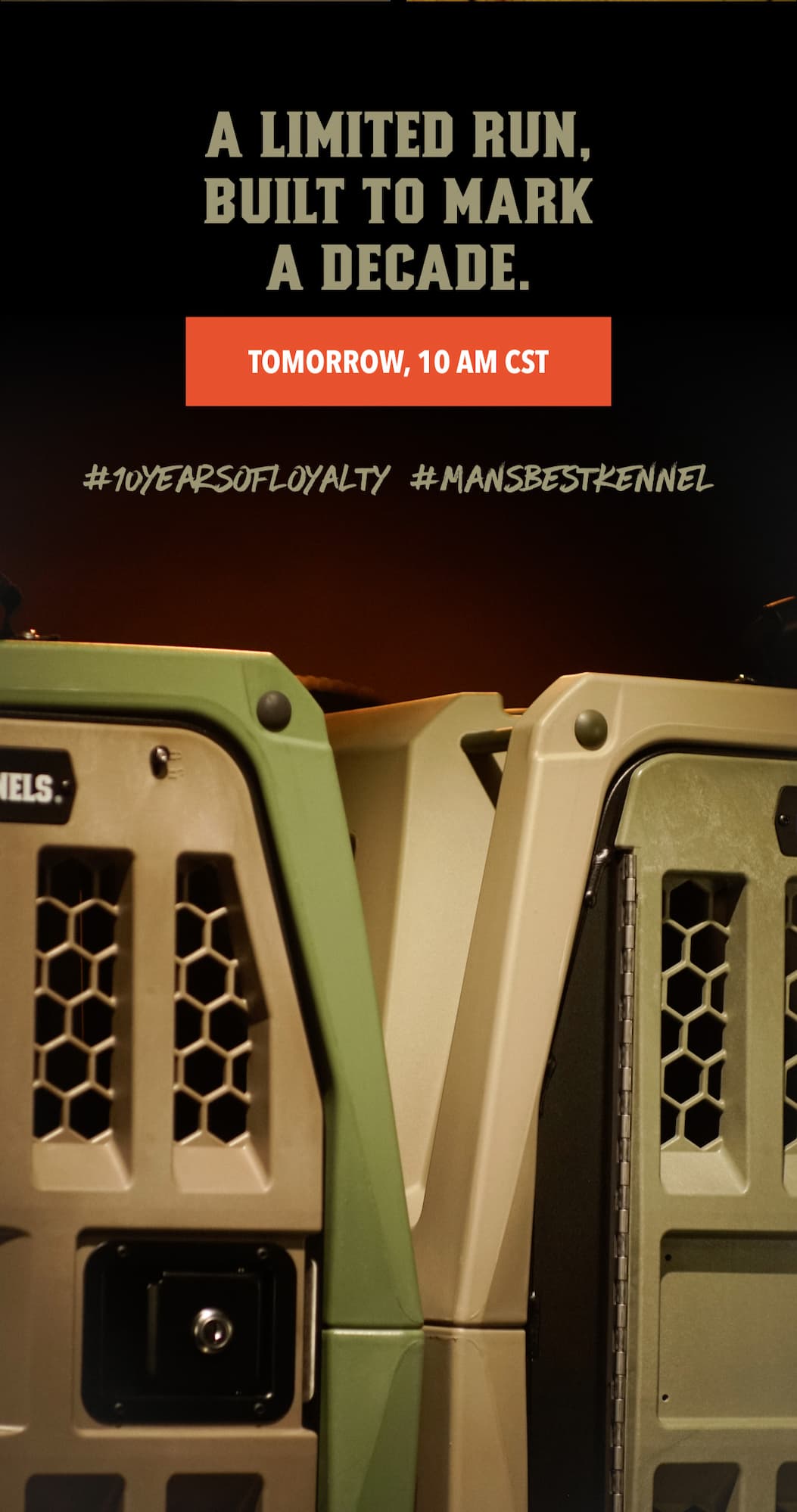 G1 Kennel Tomorrow at 10AM CST