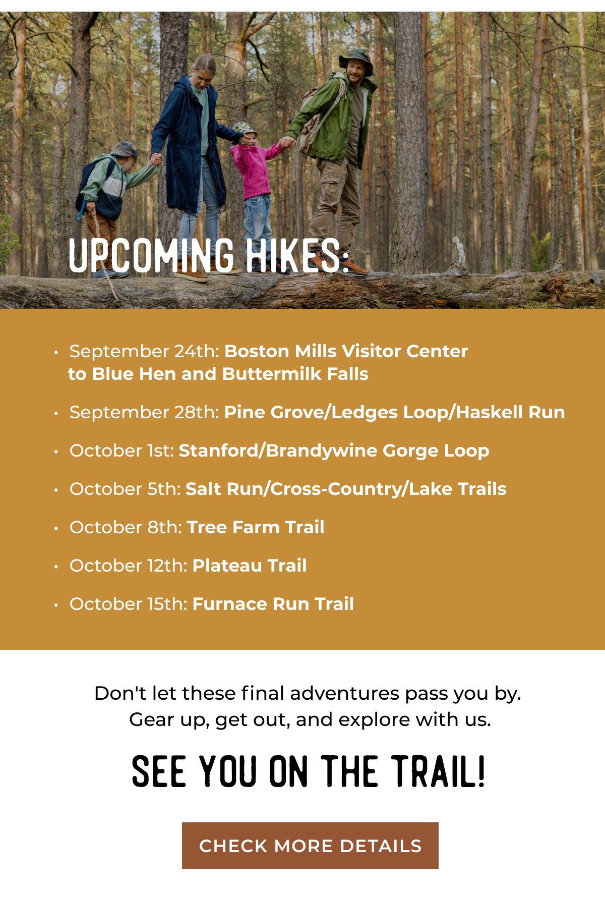 Upcoming Hikes
