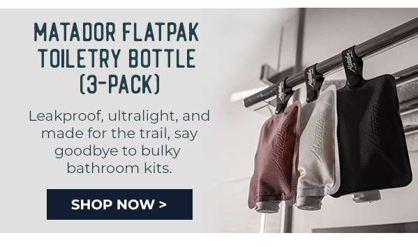 Matador FlatPak Toiletry Bottle (3-Pack)