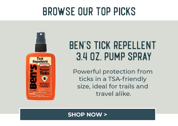 Ben's Tick Repellent 3.4 oz. Pump Spray