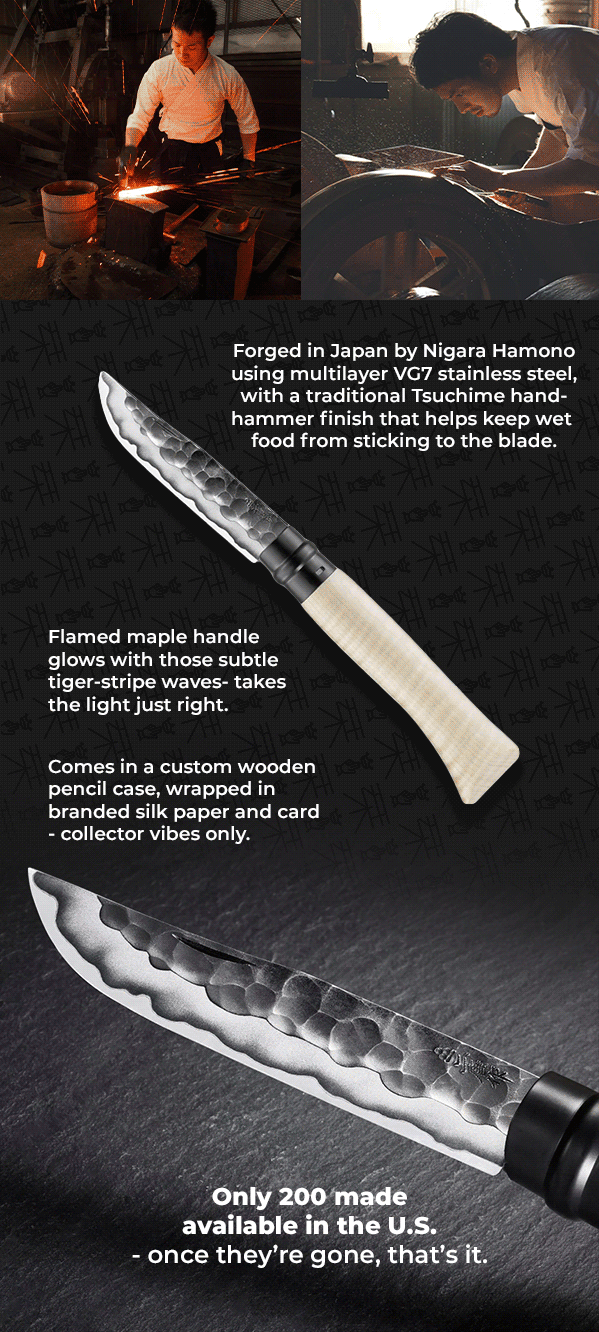 Forged in Japan by Nigara Hamono