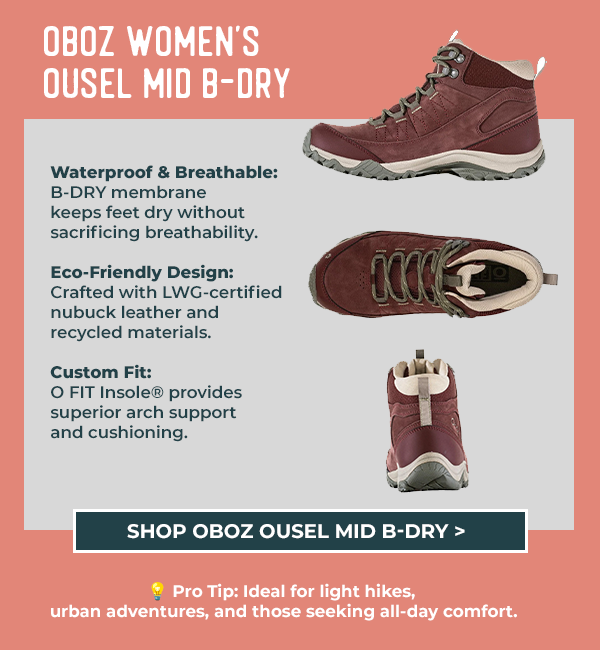 Oboz Women's Ousel Mid B-Dry