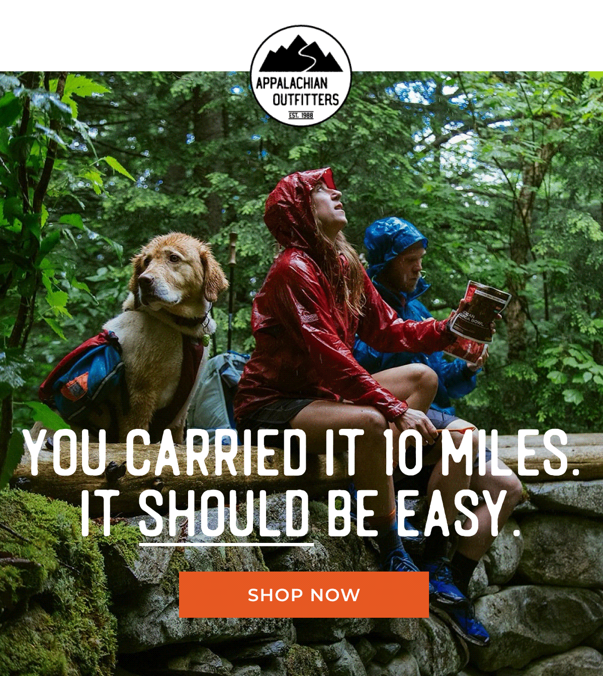 You Carried It 10 Miles. It Should Be Easy.