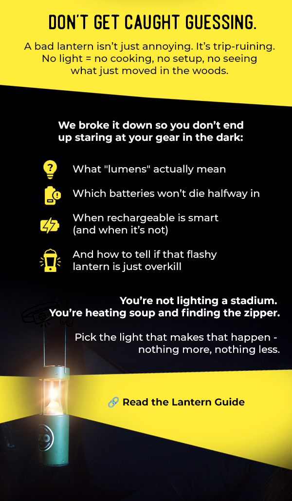 We broke it down so you don't end up staring at your gear in the dark