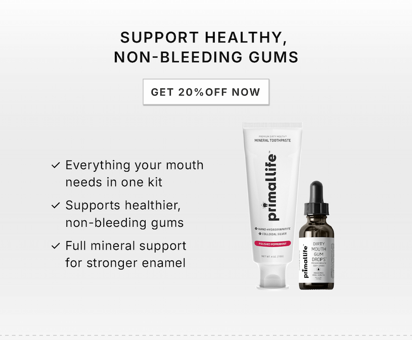 Support healthy, non-bleeding gums.             Get 20% Off Now                ✅ Everything your mouth needs in one kit ✅ Supports healthier, non-bleeding gums ✅ Full mineral support for stronger enamel
