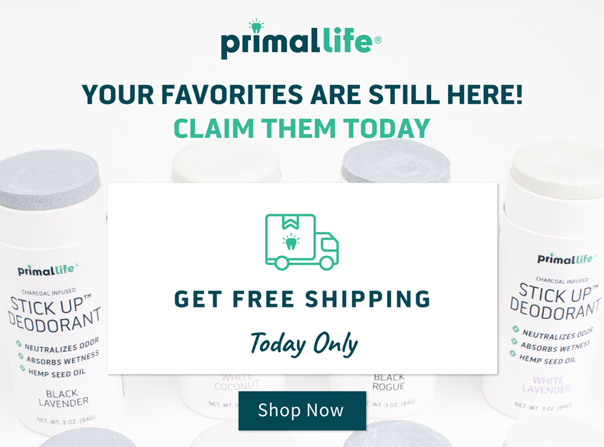 Your favorites are still here! Claim them today. Get free shipping, today only. Shop now button.