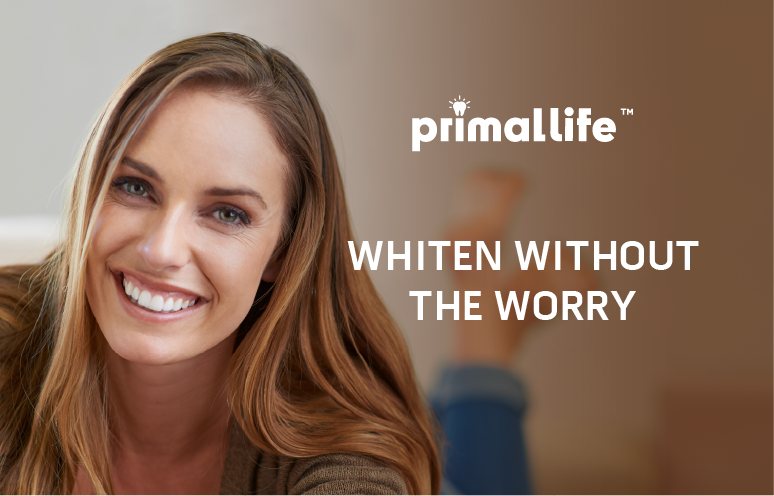 Whiten without the worry.  