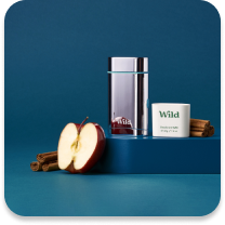 Mirror case + apple & cinnamon starter pack. Flexible subscription