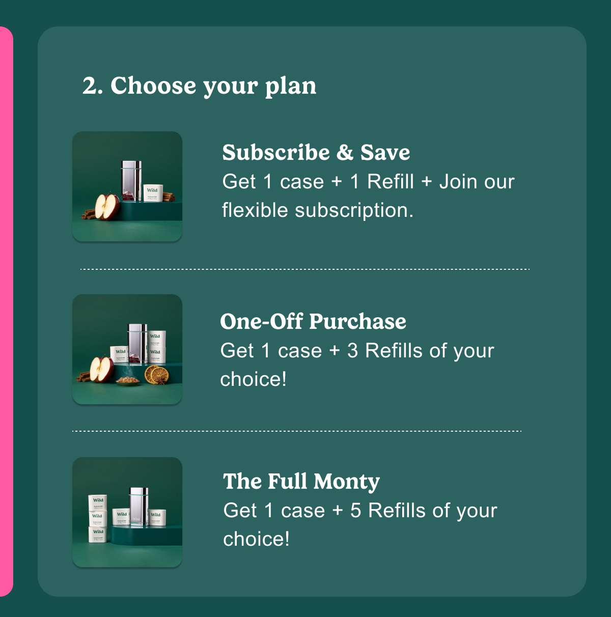 Step 2: Choose your plan