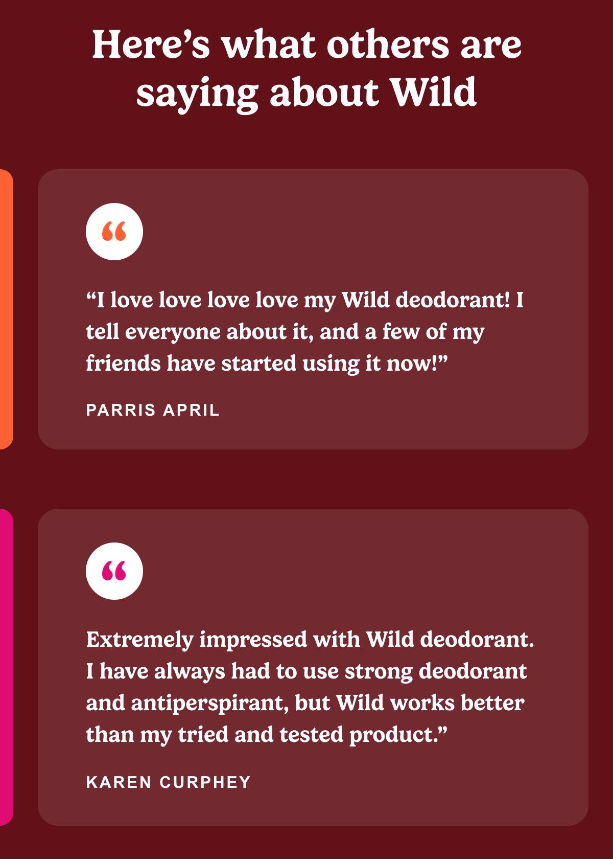Here's what others are saying about Wild.