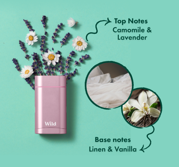 Top notes: Camomile & Lavender. Base notes: Linen & Vanilla
