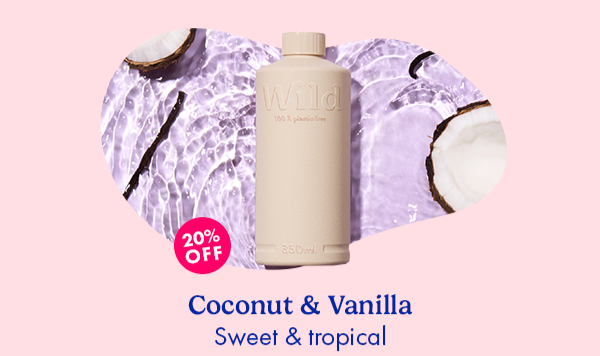 Coconut & Vanilla: sweet and tropical